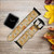 CA0531 Cream Cracker Biscuits Leather & Silicone Smart Watch Band Strap For Apple Watch iWatch