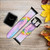 CA0565 Rainbow Unicorn Pastel Sky Leather & Silicone Smart Watch Band Strap For Apple Watch iWatch