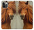 S1595 Beautiful Brown Horse Case For iPhone 12, iPhone 12 Pro