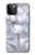 S2316 Dark Blue Marble Texture Graphic Print Case For iPhone 12, iPhone 12 Pro