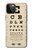 S2502 Eye Exam Chart Decorative Decoupage Poster Case For iPhone 12, iPhone 12 Pro