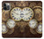 S3172 Gold Clock Live Case For iPhone 12, iPhone 12 Pro