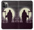 S3262 Grim Reaper Night Moon Cemetery Case For iPhone 12, iPhone 12 Pro