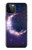 S3324 Crescent Moon Galaxy Case For iPhone 12, iPhone 12 Pro