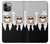 S3557 Bear in Black Suit Case For iPhone 12, iPhone 12 Pro
