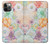 S3705 Pastel Floral Flower Case For iPhone 12, iPhone 12 Pro