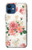 S1859 Rose Pattern Case For iPhone 12 mini