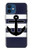 S2758 Anchor Navy Case For iPhone 12 mini