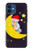 S2849 Cute Sleepy Owl Moon Night Case For iPhone 12 mini