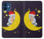 S2849 Cute Sleepy Owl Moon Night Case For iPhone 12 mini