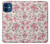 S3095 Vintage Rose Pattern Case For iPhone 12 mini
