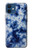 S3439 Fabric Indigo Tie Dye Case For iPhone 12 mini