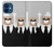S3557 Bear in Black Suit Case For iPhone 12 mini
