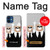 S3557 Bear in Black Suit Case For iPhone 12 mini