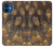 S3691 Gold Peacock Feather Case For iPhone 12 mini