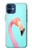 S3708 Pink Flamingo Case For iPhone 12 mini