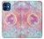 S3709 Pink Galaxy Case For iPhone 12 mini