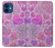 S3710 Pink Love Heart Case For iPhone 12 mini