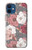 S3716 Rose Floral Pattern Case For iPhone 12 mini