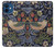S3791 William Morris Strawberry Thief Fabric Case For iPhone 12 mini