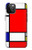 S0157 Composition Red Blue Yellow Case For iPhone 12 Pro Max