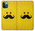 S1145 Yellow Mustache Sun Case For iPhone 12 Pro Max