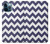 S2345 Navy Blue Shavron Zig Zag Pattern Case For iPhone 12 Pro Max