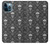 S2371 Skull Vintage Monochrome Pattern Case For iPhone 12 Pro Max
