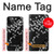 S2544 Japanese Kimono Style Black Flower Pattern Case For iPhone 12 Pro Max