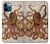 S2801 Vintage Octopus Case For iPhone 12 Pro Max