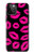 S2933 Pink Lips Kisses on Black Case For iPhone 12 Pro Max