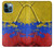 S3306 Colombia Flag Vintage Football Graphic Case For iPhone 12 Pro Max