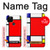 S0157 Composition Red Blue Yellow Case For Google Pixel 5
