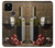 S1316 Grapes Bottle and Glass of Red Wine Case For Google Pixel 5