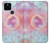 S3709 Pink Galaxy Case For Google Pixel 5