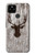 S2505 Reindeer Head Old Wood Texture Graphic Case For Google Pixel 4a 5G