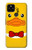 S2760 Yellow Duck Tuxedo Cartoon Case For Google Pixel 4a 5G