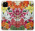 S3205 Retro Art Flowers Case For Google Pixel 4a 5G