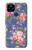 S3265 Vintage Flower Pattern Case For Google Pixel 4a 5G