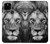 S3372 Lion Face Case For Google Pixel 4a 5G