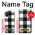 S2842 Black and White Buffalo Check Pattern Case For OnePlus 8T