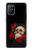 S3753 Dark Gothic Goth Skull Roses Case For OnePlus 8T