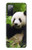 S1073 Panda Enjoy Eating Case For Samsung Galaxy S20 FE
