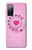 S2847 Pink Retro Rotary Phone Case For Samsung Galaxy S20 FE