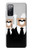 S3557 Bear in Black Suit Case For Samsung Galaxy S20 FE