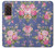 S3265 Vintage Flower Pattern Case For Samsung Galaxy Z Fold2 5G