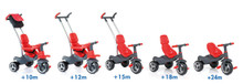 Triciclo para niños Urban Trike Soft Control Rojo