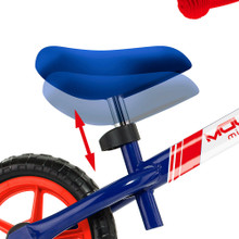 Bicicleta sin pedales - Minibike Azul Molto - sin casco 20210