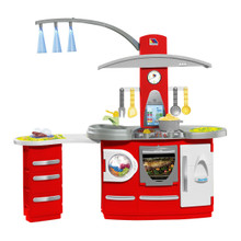 Cocina de juguete Molto Electronic Deluxe + Set acc. cocina 07153