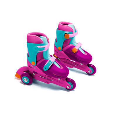 Patines en línea para niños 3 in line Skates Rosa